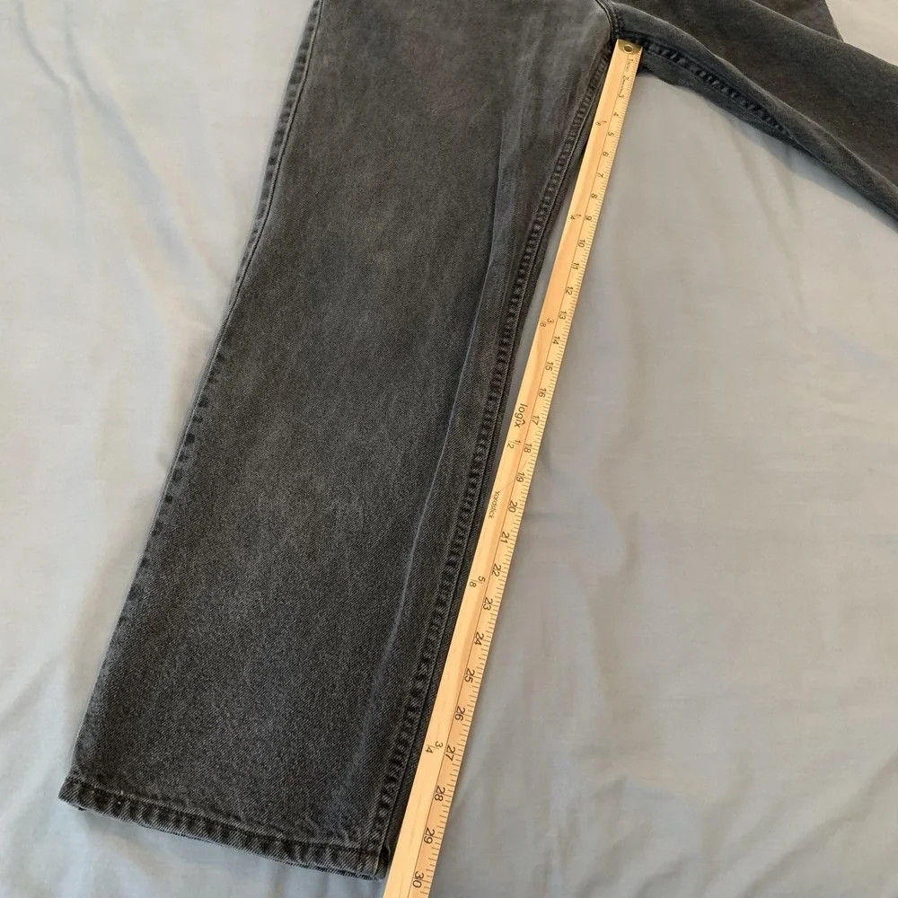 Levis 550 Jeans Mens 34x32‎ Gray Stone Wash Relaxed Fit Tapered Leg Denim Pants